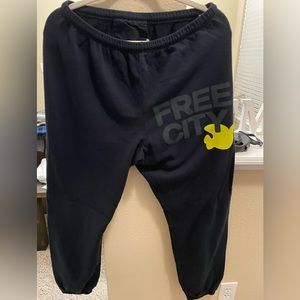 Freecity Logo Cotton Sweatpants